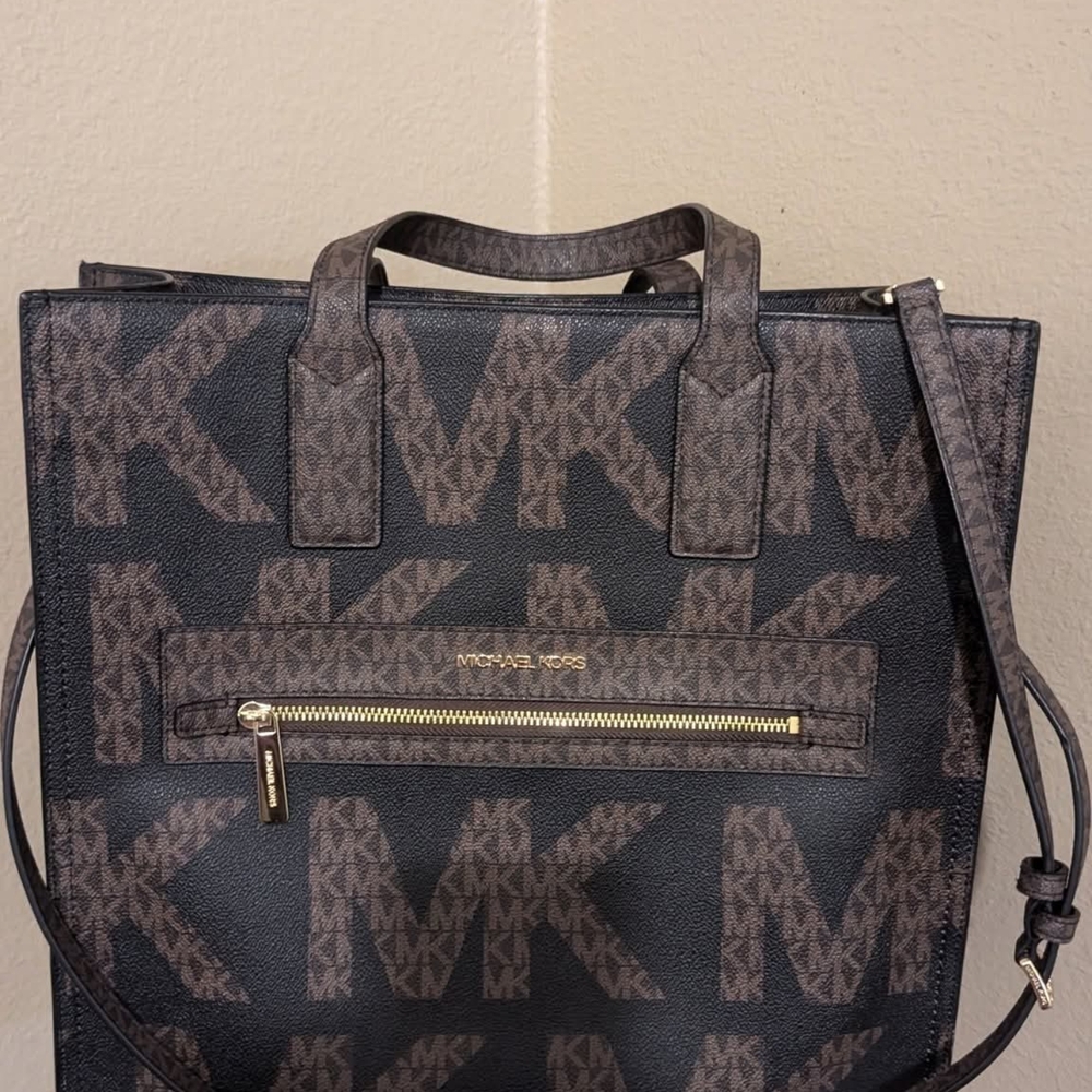 Michael Kors Black Monogram Tote